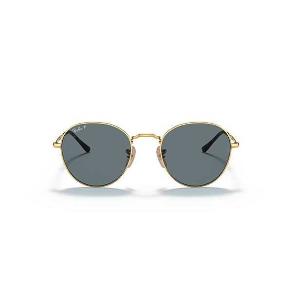 Faux online Ray Ban David i guld og blå, billige Ray Ban lunettes de soleil onlin