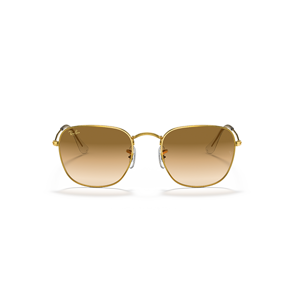 engrosr herre Ray Frank guld solbriller i guld og lysebrun, Engros Christian lav pris