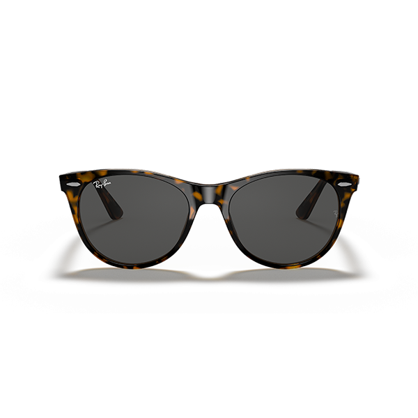 køb butikker Ray Ban Wayfarer klassiske solbriller i Havana på transparent brun og mørkegrå, Billig Ray Ban lunettes de soleil outlet